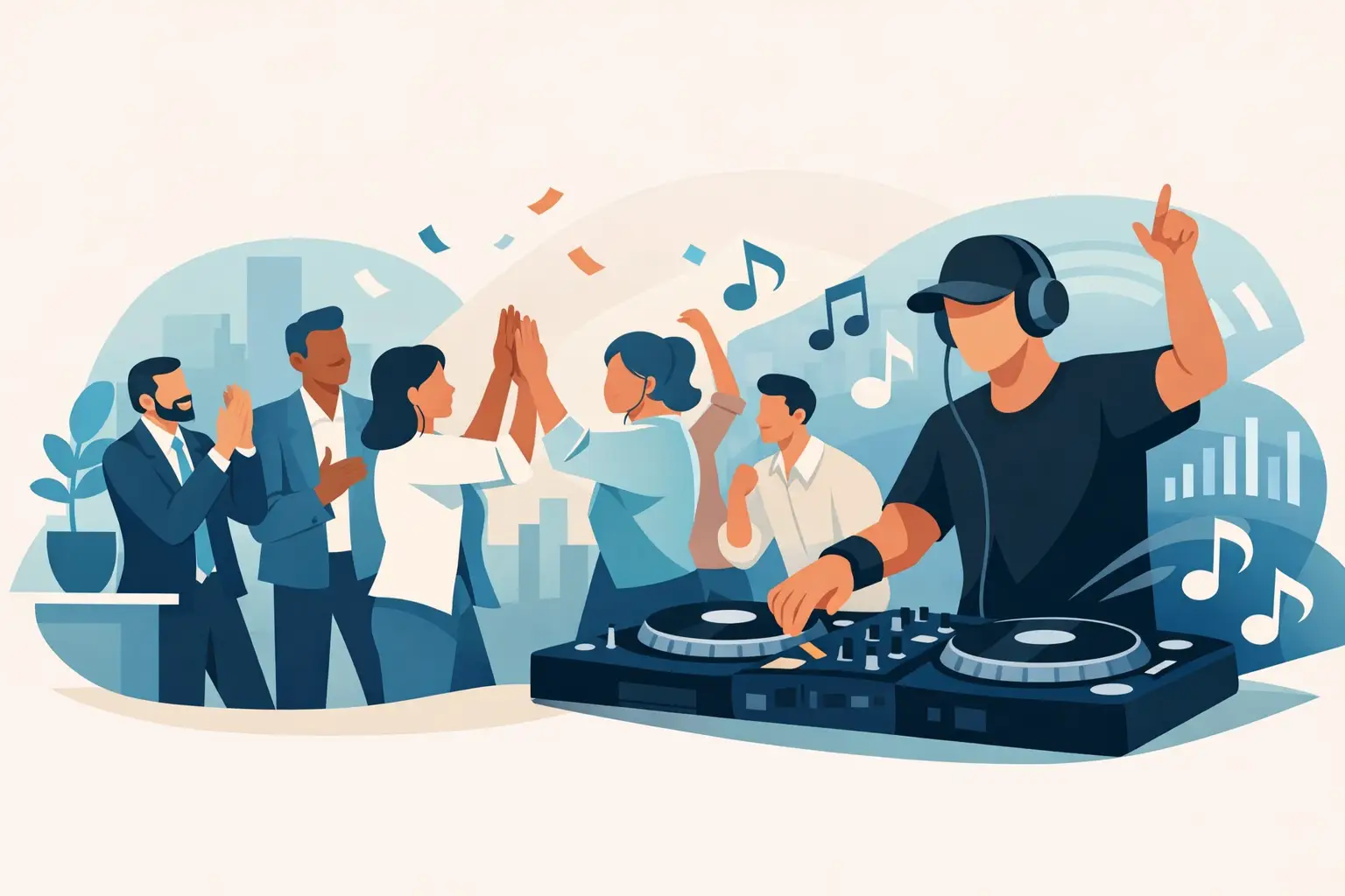 Why a Team Building DJ Host Works